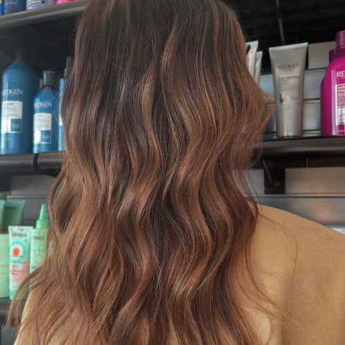 Ashy Blonde Highlights with Soft Face Framing in Grand Rapids Michigan